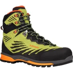 LOWA Alpine Evo GTX Men's Mountaineering Shoes - Lime/flame -Lowa Trail Sales Store 210070 7253 alpine evo gtx wanderschuhe limone flame 3 1257379