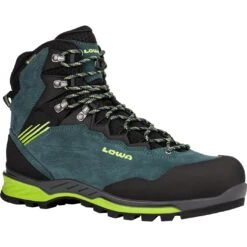 LOWA Cadin II GTX Mid Men's Mountaineering Shoes - Steel Blue/lime 8 LOWA Cadin II GTX Mid Men's Mountaineering Shoes - Steel Blue/lime -Lowa Trail Sales Store 210095 9701 cadin ii gtx mid wanderschuhe steel blue lime 2 1221621