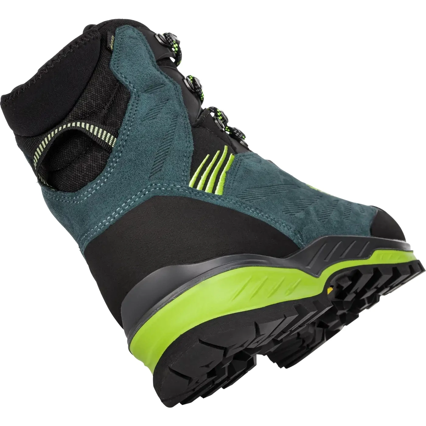 LOWA Cadin II GTX Mid Men's Mountaineering Shoes - Steel Blue/lime 5 LOWA Cadin II GTX Mid Men's Mountaineering Shoes - Steel Blue/lime - Image 5