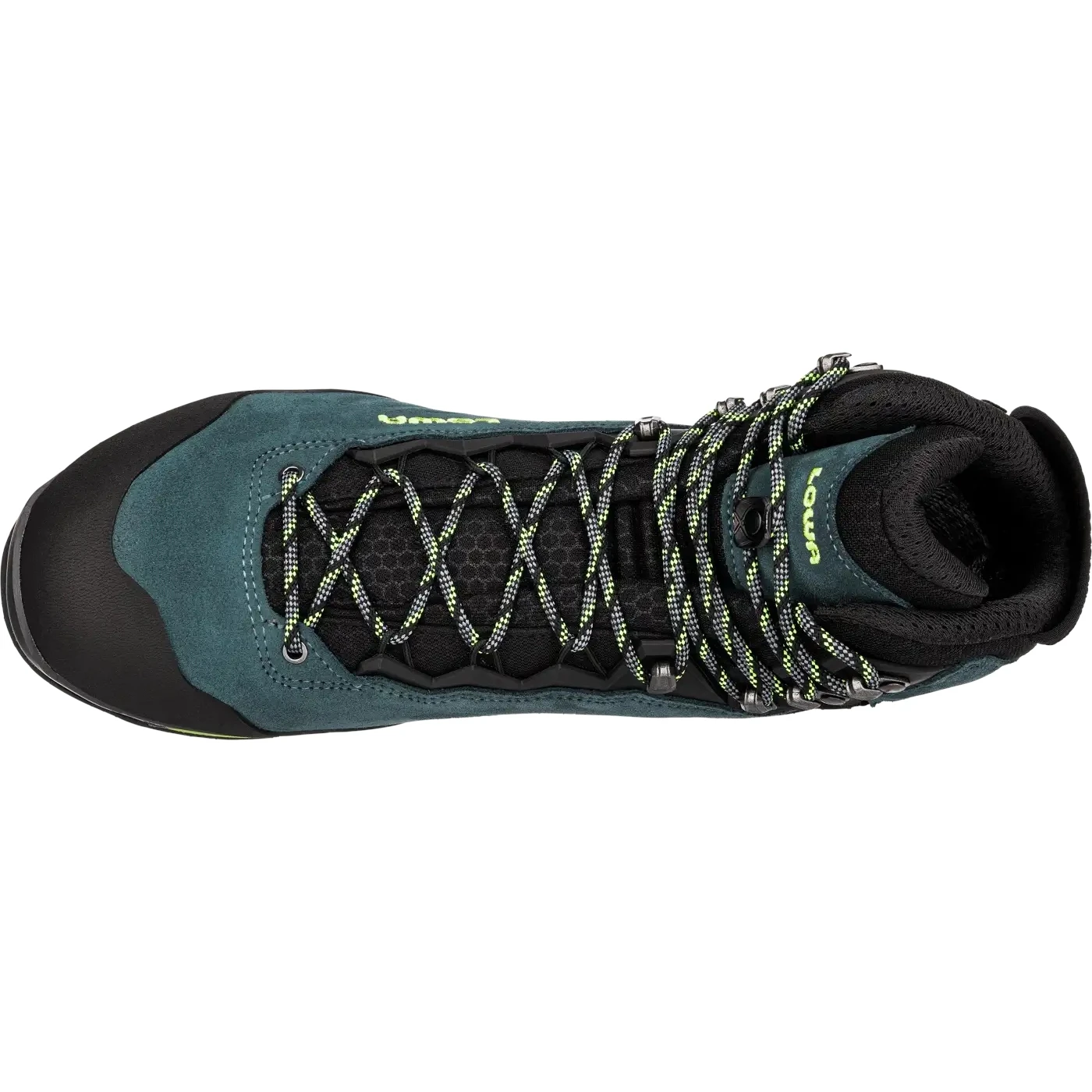 LOWA Cadin II GTX Mid Men's Mountaineering Shoes - Steel Blue/lime 6 LOWA Cadin II GTX Mid Men's Mountaineering Shoes - Steel Blue/lime - Image 6