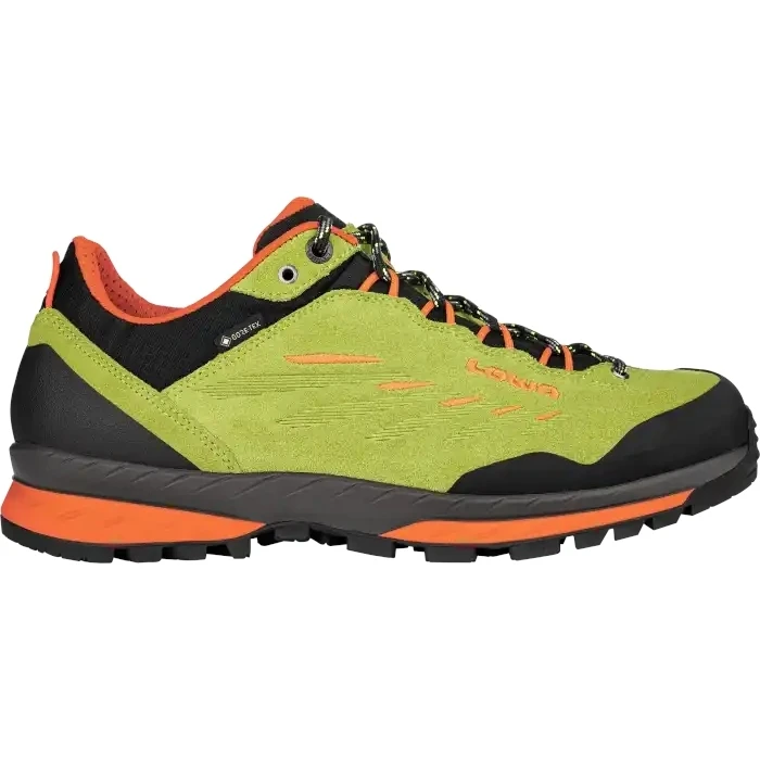 LOWA Delago GTX Lo Men's Trekking Shoes - Lime/flame 1 LOWA Delago GTX Lo Men's Trekking Shoes - Lime/flame