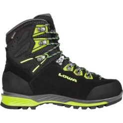 LOWA Ticam Evo GTX Men's Trekking Boots - Black/lime