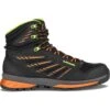LOWA Trek Evo GTX Mid Men's Trekking Boots - Black/flame