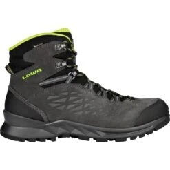 LOWA Explorer II GTX Mid Men's Trekking Shoes - Anthracite/lime