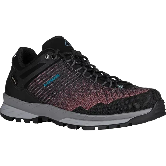 LOWA Carezza GTX Lo Women's Trekking Shoes - Black/brown Rose 3 LOWA Carezza GTX Lo Women's Trekking Shoes - Black/brown Rose - Image 3