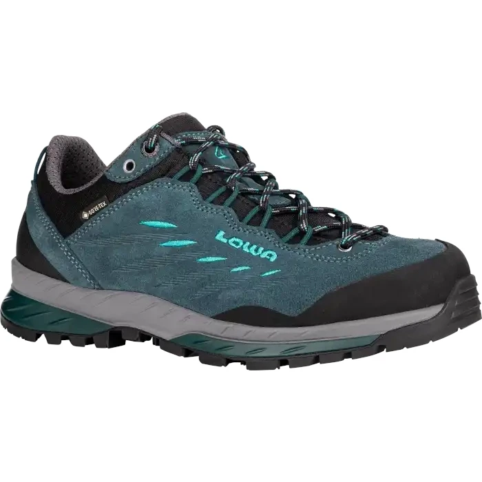 LOWA Delago GTX Lo Women's Trekking Shoes - Petrol/aquamarine 3 LOWA Delago GTX Lo Women's Trekking Shoes - Petrol/aquamarine - Image 3