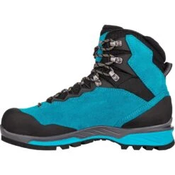 LOWA Cadin II GTX Mid Women's Mountaineering Boots - Turquoise/mandarin -Lowa Trail Sales Store 220095 6915 cadin ii gtx mid ws damen wanderschuhe tuerkis mandarine 4 1257880
