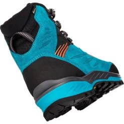 LOWA Cadin II GTX Mid Women's Mountaineering Boots - Turquoise/mandarin -Lowa Trail Sales Store 220095 6915 cadin ii gtx mid ws damen wanderschuhe tuerkis mandarine 5 1257881