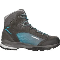 LOWA Tucana GTX Women's Hiking Boots - Slate/turquoise
