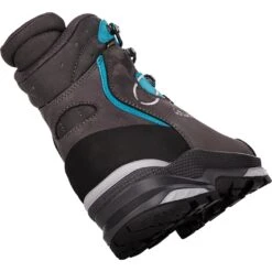 LOWA Mauria Evo GTX Wide Women's Trekking Boots - Anthracite/turquoise -Lowa Trail Sales Store 220721 9768 mauria evo gtx ws wide damen trekkingschuhe anthrazit tuerkis 5 1258153