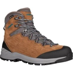 LOWA Explorer II GTX Mid Women's Trekking Shoes - Almond/blue -Lowa Trail Sales Store 220764 4558 explorer ii gtx mid damen trekkingschuhe mandel blau 3 1471308