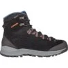 LOWA Explorer II GTX Mid Women's Trekking Shoes - Black/mandarin