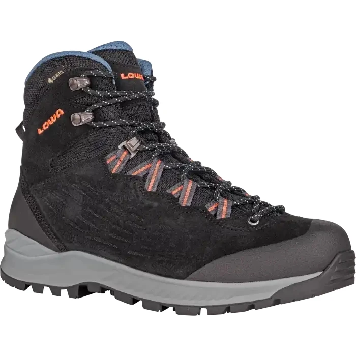 LOWA Explorer II GTX Mid Women's Trekking Shoes - Black/mandarin 3 LOWA Explorer II GTX Mid Women's Trekking Shoes - Black/mandarin - Image 3