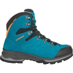 LOWA Badia GTX Women's Shoes - Turquoise/mandarin