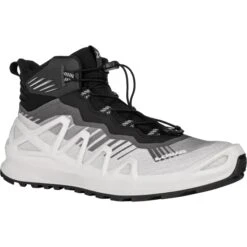 LOWA Merger GTX Mid Men's Hiking Shoes - Offwhite/black -Lowa Trail Sales Store 310430 0199 merger gtx mid herren wanderschuhe offwhite black 3 1505913
