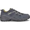 LOWA Sirkos Evo GTX Lo Men's Shoes - Steel Blue/mustard