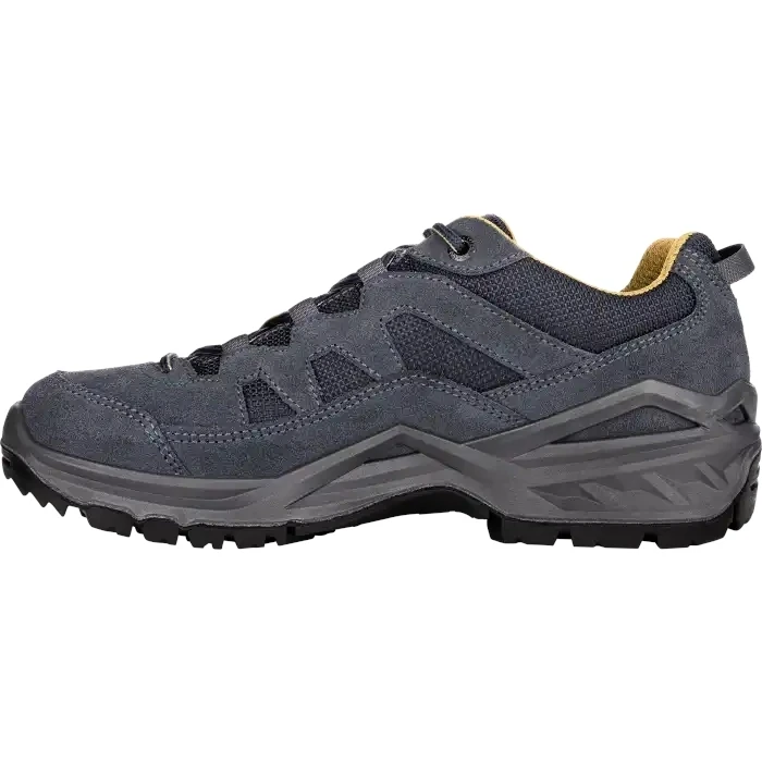 LOWA Sirkos Evo GTX Lo Men's Shoes - Steel Blue/mustard 4 LOWA Sirkos Evo GTX Lo Men's Shoes - Steel Blue/mustard - Image 4