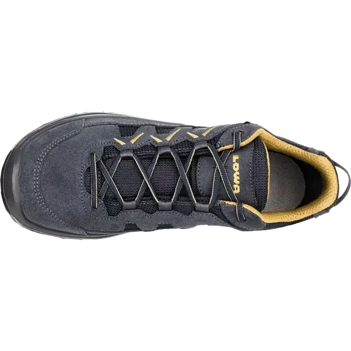 LOWA Sirkos Evo GTX Lo Men's Shoes - Steel Blue/mustard 6 LOWA Sirkos Evo GTX Lo Men's Shoes - Steel Blue/mustard - Image 6
