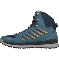LOWA Axos GTX Mid Men's Shoes - Steel Blue/orange -Lowa Trail Sales Store 310844 7920 axos gtx mid schuhe stahlblau orange 4 1255464