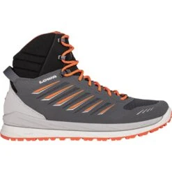 LOWA Axos GTX Mid Men's Shoes - Graphite/flame