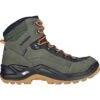 LOWA Renegade GTX Mid Men's Mountaineering Shoes - Forest/orange