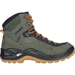 LOWA Renegade GTX Mid Men's Mountaineering Shoes - Forest/orange