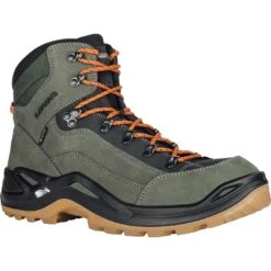 LOWA Renegade GTX Mid Men's Mountaineering Shoes - Forest/orange -Lowa Trail Sales Store 310945 7120 renegade gtx mid wanderschuhe forest orange 2 1231900