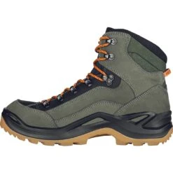 LOWA Renegade GTX Mid Men's Mountaineering Shoes - Forest/orange -Lowa Trail Sales Store 310945 7120 renegade gtx mid wanderschuhe forest orange 3 1231901