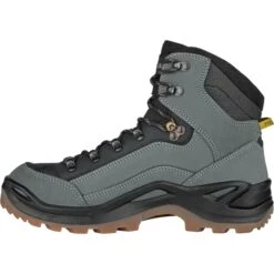 LOWA Renegade GTX Mid Men's Mountaineering Shoes - Dark Grey/black -Lowa Trail Sales Store 310945 9499 renegade gtx mid herren wanderschuhe dunkelgrau schwarz 4 1500703