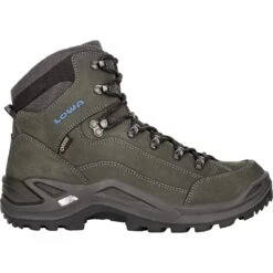 LOWA Renegade GTX Mid Men's Mountaineering Shoes - Anthracite/steel Blue