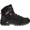 LOWA Renegade GTX Mid Men's Mountaineering Shoes - Black/ruby Red