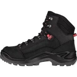 LOWA Renegade GTX Mid Men's Mountaineering Shoes - Black/ruby Red -Lowa Trail Sales Store 310945 9913 renegade gtx mid herren wanderschuhe schwarz rubinrot 4 1500708