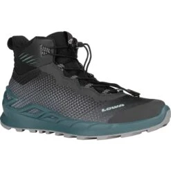 LOWA Merger GTX Mid Women's Hiking Shoes - Petrol/iceblue -Lowa Trail Sales Store 320432 7442 merger gtx mid damen wanderschuhe petrol iceblue 3 1505924