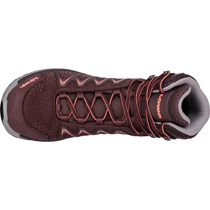LOWA Innox Pro GTX Mid Women's Shoes - Borgundy/coral 6 LOWA Innox Pro GTX Mid Women's Shoes - Borgundy/coral - Image 6