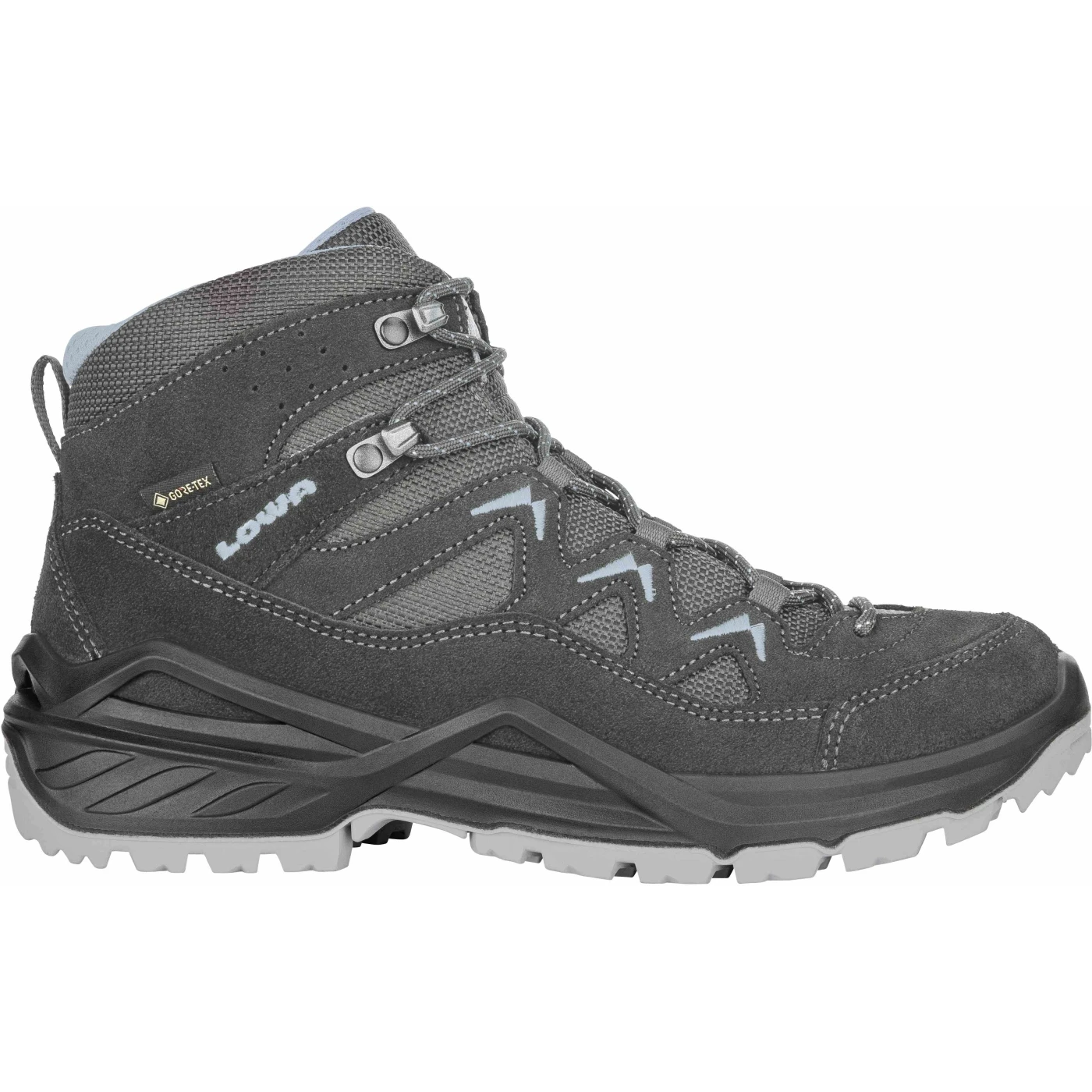 LOWA Sirkos Evo GTX Mid Women's Shoes - Anthracite/ice Blue 1 LOWA Sirkos Evo GTX Mid Women's Shoes - Anthracite/ice Blue