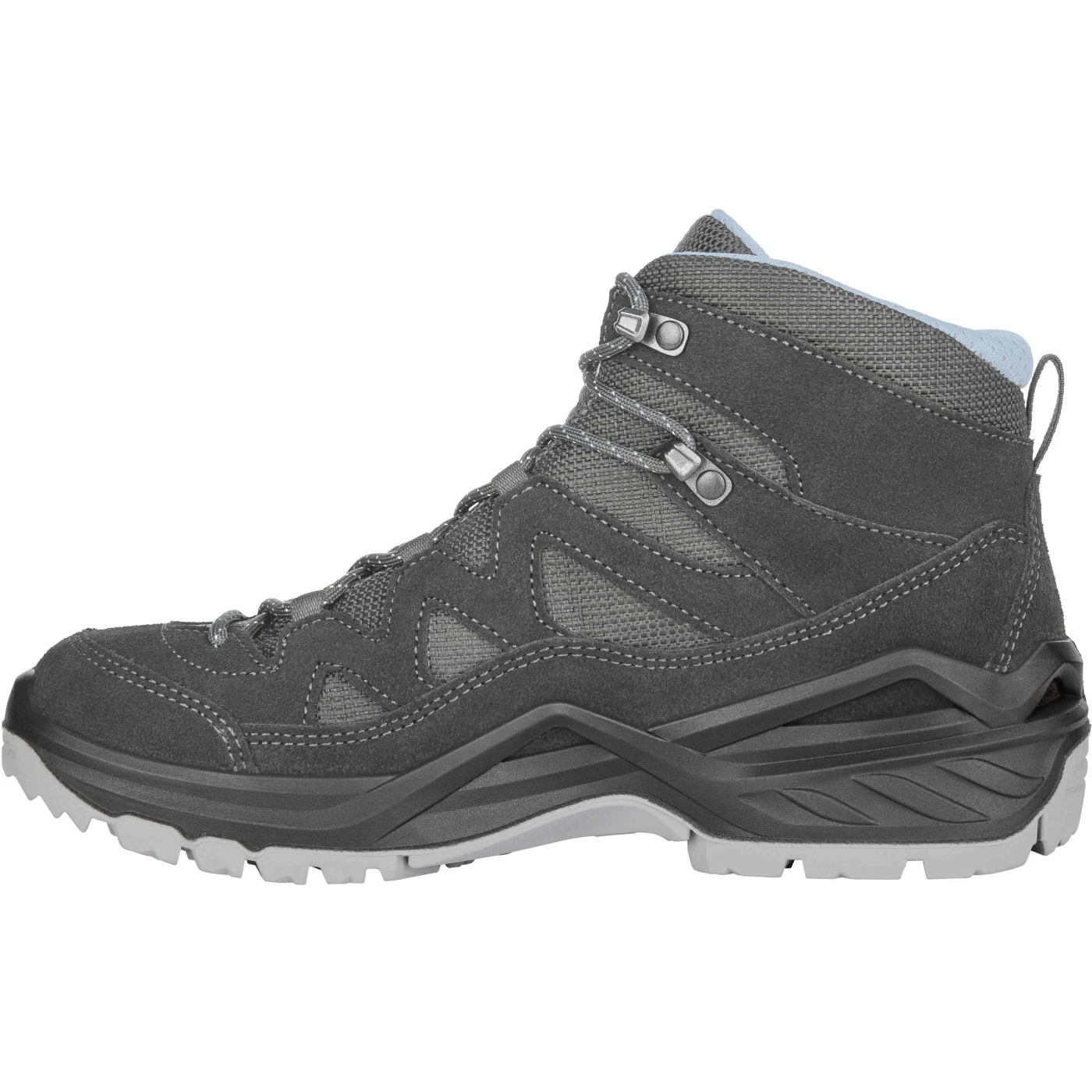 LOWA Sirkos Evo GTX Mid Women's Shoes - Anthracite/ice Blue 4 LOWA Sirkos Evo GTX Mid Women's Shoes - Anthracite/ice Blue - Image 4
