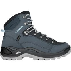 LOWA Renegade GTX Mid Women's Mountaineering Shoes - Smoke Blue