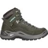 LOWA Renegade GTX Mid Women's Mountaineering Shoes - Asphalt/turquoise