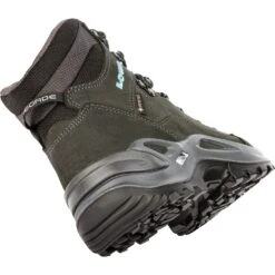 LOWA Renegade GTX Mid Women's Mountaineering Shoes - Asphalt/turquoise -Lowa Trail Sales Store 320945 9368 renegade gtx mid ws asphalt turquoise 5 1270433