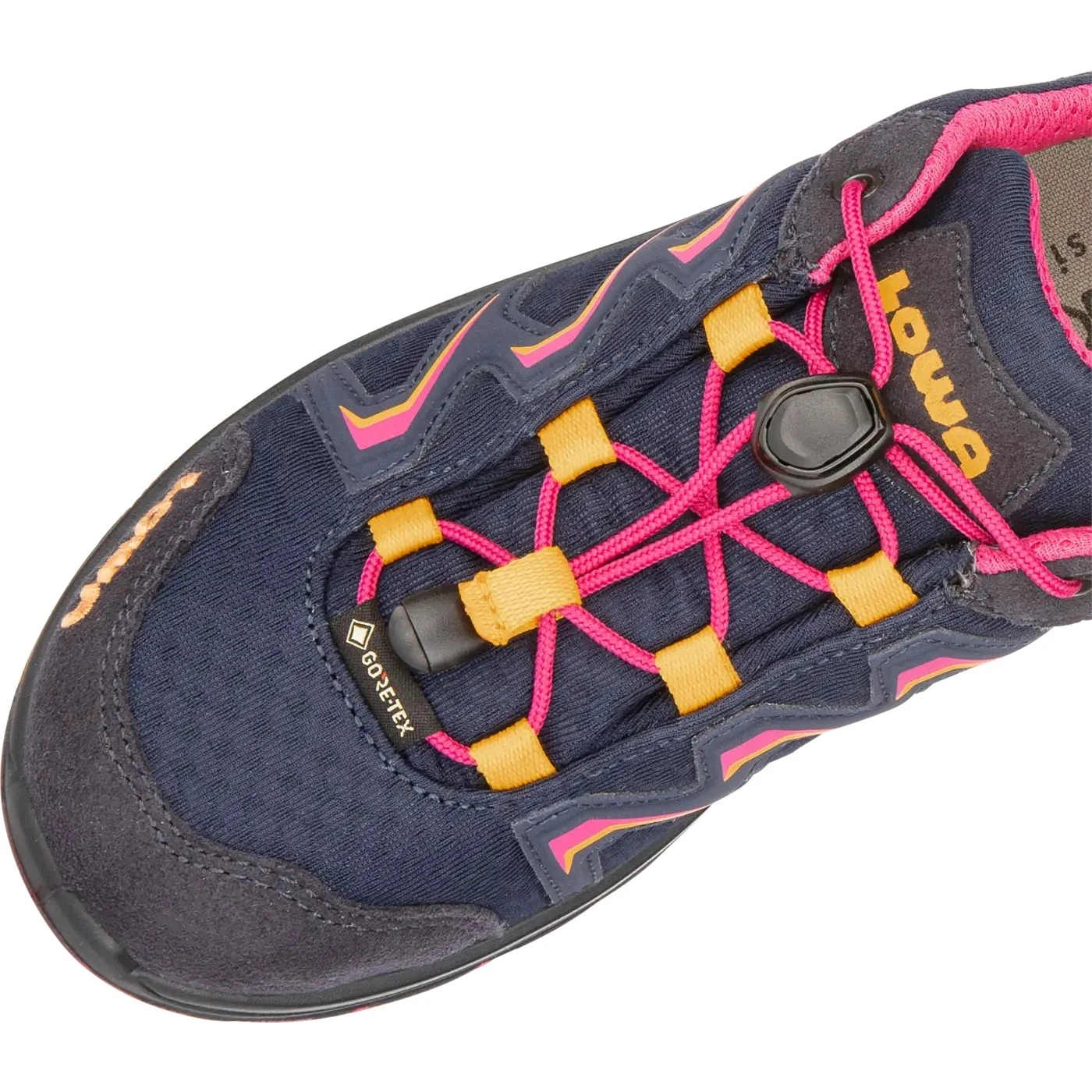 LOWA Maddox GTX LO Junior Kids Shoes - Navy/fuchsia (Size 36-39) 6 LOWA Maddox GTX LO Junior Kids Shoes - Navy/fuchsia (Size 36-39) - Image 6
