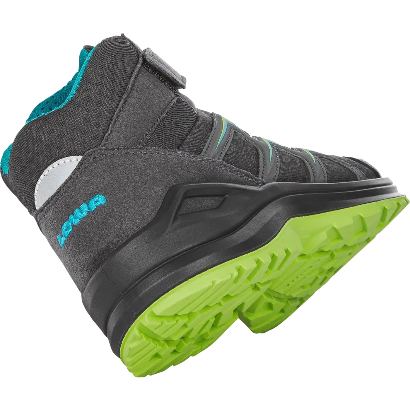 LOWA Maddox GTX Mid Junior Kids Shoes - Graphite/lime (Size 27-35) 5 LOWA Maddox GTX Mid Junior Kids Shoes - Graphite/lime (Size 27-35) - Image 5