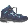 LOWA Innox Evo GTX QC Junior Kids Shoes - Navy/turquoise (Size 36-39)