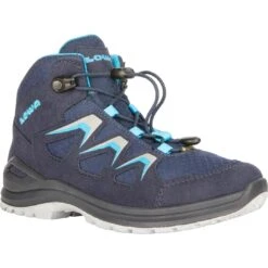 LOWA Innox Evo GTX QC Junior Kids Shoes - Navy/berry (Size 36-38) -Lowa Trail Sales Store 340126 6969 innox evo gtx qc junior kinderschuhe navy turquoise 3 1260702 3