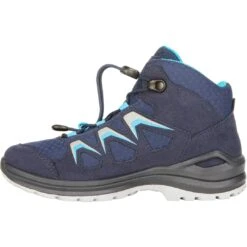 LOWA Innox Evo GTX QC Junior Kids Shoes - Navy/berry (Size 36-38) -Lowa Trail Sales Store 340126 6969 innox evo gtx qc junior kinderschuhe navy turquoise 4 1260703 3