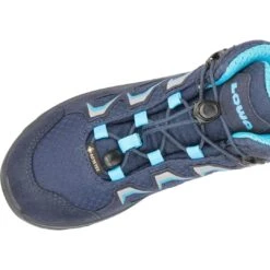 LOWA Innox Evo GTX QC Junior Kids Shoes - Navy/berry (Size 36-38) -Lowa Trail Sales Store 340126 6969 innox evo gtx qc junior kinderschuhe navy turquoise 6 1260705 3