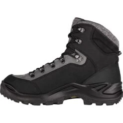 LOWA Renegade Warm GTX Mid Men's Winter Boots - Black/grey -Lowa Trail Sales Store 410970 9930 renegade warm gtx mid herren winterstiefel schwarz grau 4 1325819