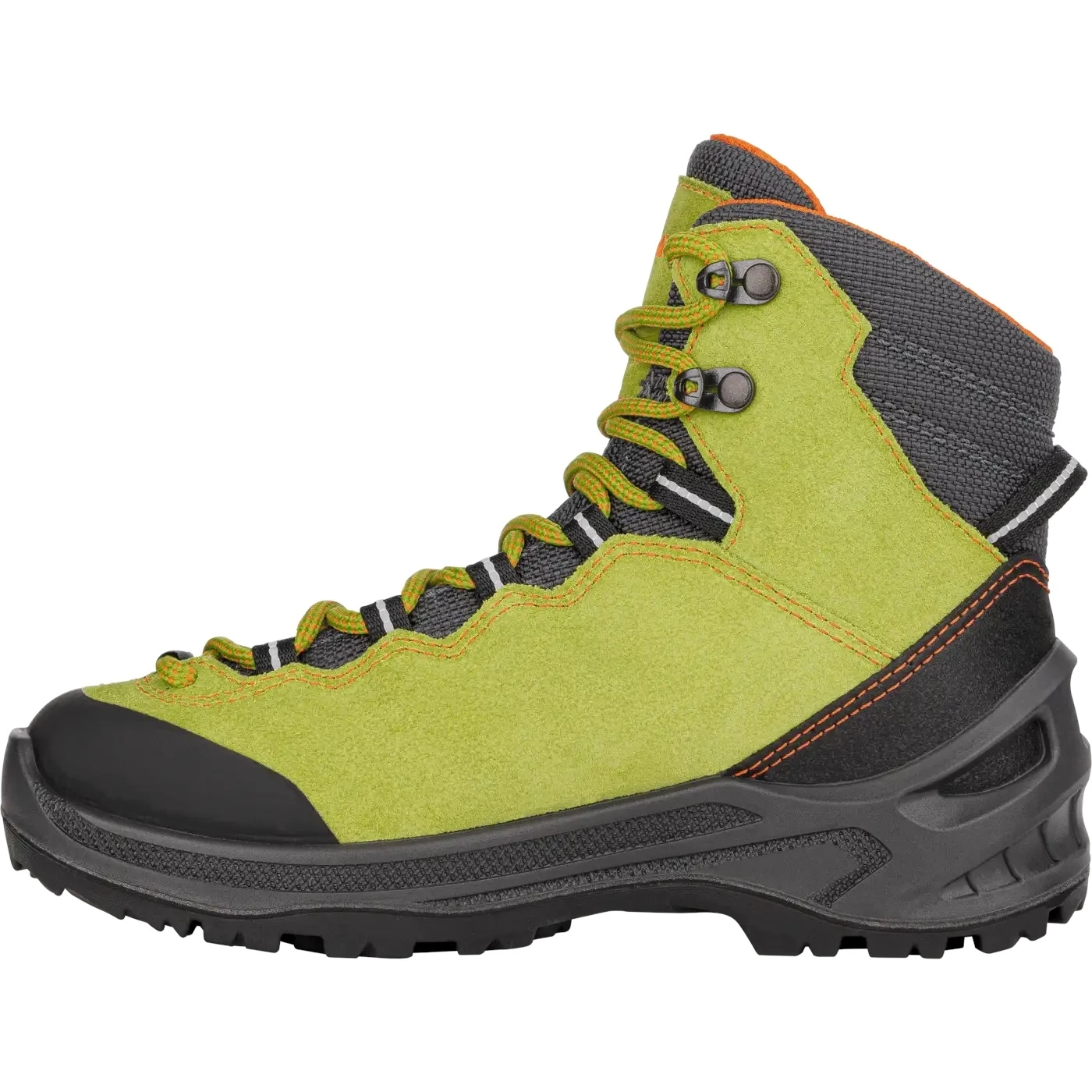 LOWA Cadin GTX Mid Junior Kids Shoes - Lime/flame (Size 30-35) 4 LOWA Cadin GTX Mid Junior Kids Shoes - Lime/flame (Size 30-35) - Image 4