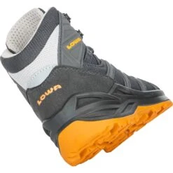 LOWA Innox Pro GTX Mid Junior Kids Shoes - Graphit/mango (Size 28-35) -Lowa Trail Sales Store 640116 7938 innox pro gtx mid junior kinderschuhe graphit mango 5 1261152