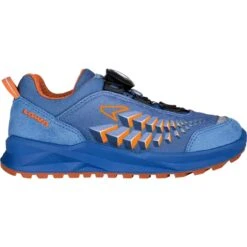 LOWA Ferrox GTX Lo Junior Kids Shoes - Blue/orange (Size 36-39)