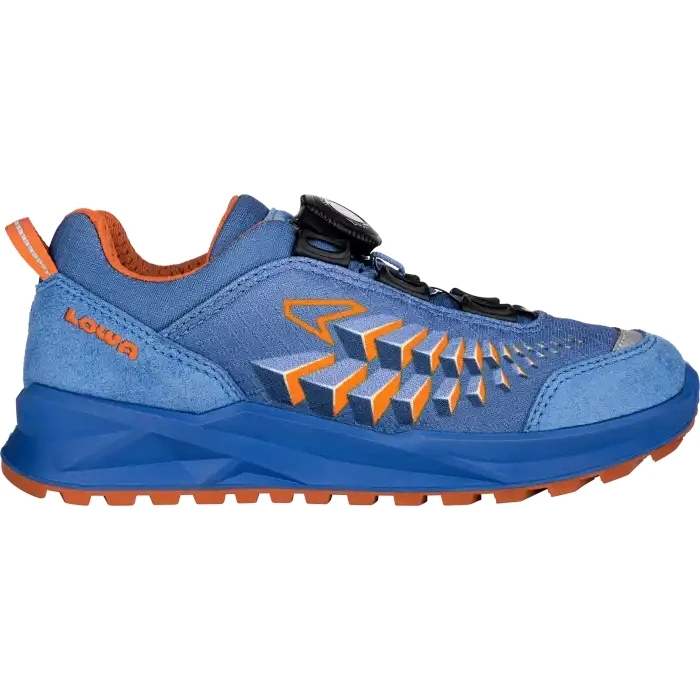 LOWA Ferrox GTX Lo Junior Kids Shoes - Blue/orange (Size 36-39) 1 LOWA Ferrox GTX Lo Junior Kids Shoes - Blue/orange (Size 36-39)